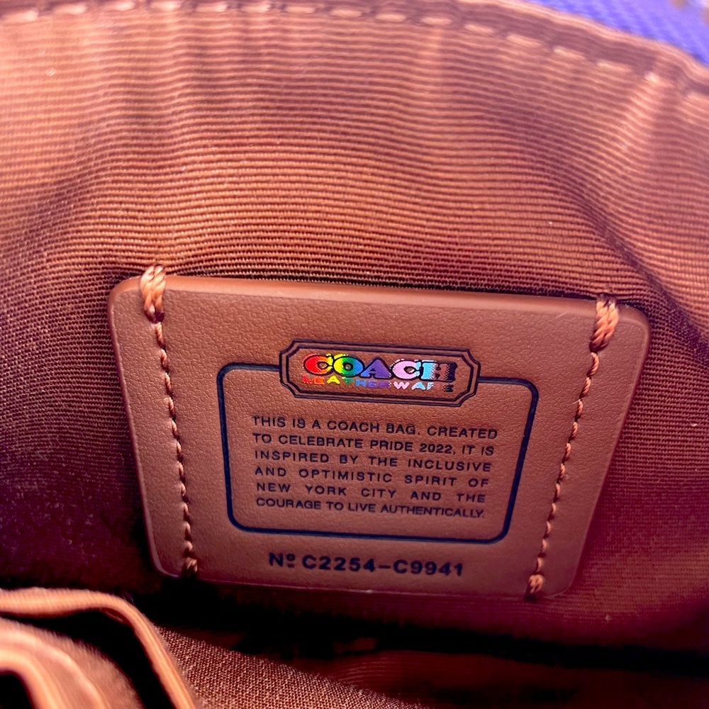 COACH ❤️💛💚 NOLITA 15 IN RAINBOW SIGNATURE CANVAS! - Picture 5 of 5